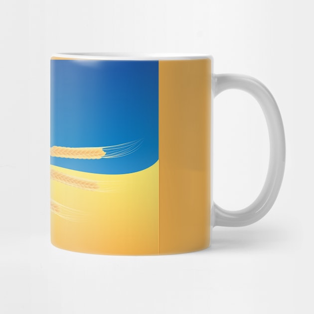 Ukrainian Flag by tashashimaa